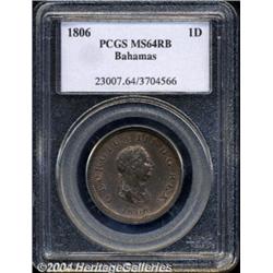 George III Penny 1806, Bust right/Sailing