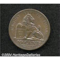 Leopold I 10 centimes 1832 with period,