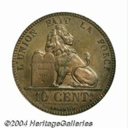 Leopold I 10 centimes 1847/37, with period,