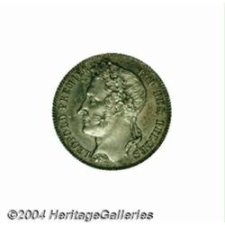 Leopold I 1/2 franc 1835, with Signature, Bust