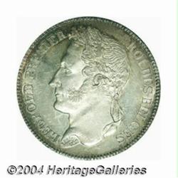 Leopold I 2 francs 1834, Position B, Bust