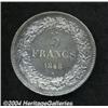 Image 2 : Leopold I 5 francs 1848, Bust left/Date and