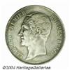Image 1 : Leopold I 5 francs 1858, Bust left/Crowned