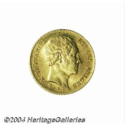 Leopold I gold 10 francs 1850, Bust