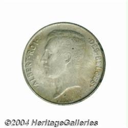 Albert I 1 franc 1918, French legend, Bust