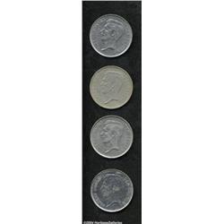 A quartet of 10 francs including: 1932 French