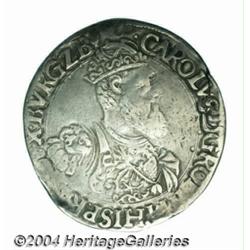 One Silver Florin No Date Crowned Bust of