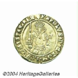 Gold One Florin Charles D'Or No Date Standing