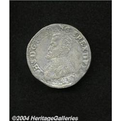 One Philipsdaalder 1557 Antwerp Mint GH