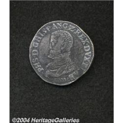 One Philipsdaalder 1558 Maastricht Mint Bust