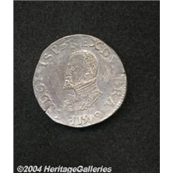 One Philipsdaalder 1591 Antwerp Mint Bust