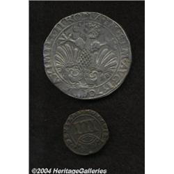Lot of Two Coins:Maximilian de Berghes One