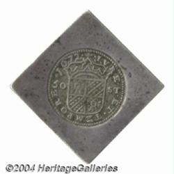 Siege Klippe of 50 Stuivers Small Shield 1672,