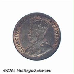 George V 1 cent 1923, KM28, MS64 Brown PCGS.