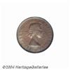Image 1 : Elizabeth II 1 cent 1955 No Shoulder Fold,