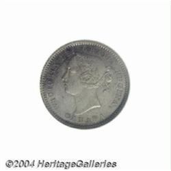 Victoria SPECIMEN 10 cent 1858, Reeded Edge.