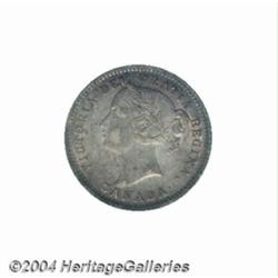 Victoria 10 cent 1875H, KM3, MS63 PCGS. A