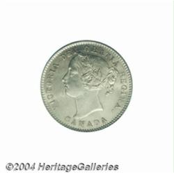 Victoria 10 cent 1880H, Obverse 1, KM3, MS64