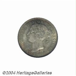 Victoria 10 cent 1886, Large Pointed 6,