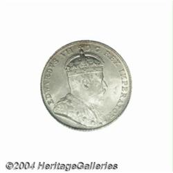 Edward VII 10 cent 1902, KM10, MS65 PCGS,