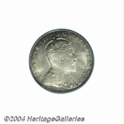 Edward VII 10 cent 1902H, KM10, MS65 PCGS.