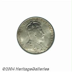 Edward VII 10 cent 1907, KM10, MS63 PCGS.