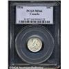 Image 1 : George V 10 cent 1936, KM23a, MS64 PCGS.