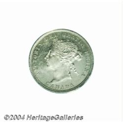 Victoria 25 cent 1900, KM5, MS62 PCGS.