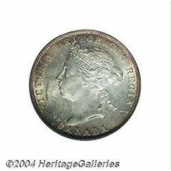 Victoria 25 cent 1900, KM5, MS63 PCGS. Well