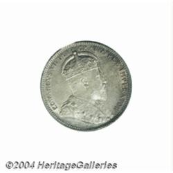 Edward VII 25 cent 1902, KM11, MS62 PCGS. The