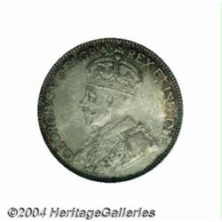 George V 25 cent 1921, Ex: John Jay Pittman