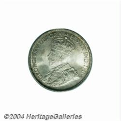 George V 25 cent 1930, KM24a, MS65 PCGS.