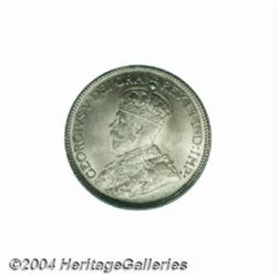 George V 25 cent 1936, KM24a, MS65 PCGS.