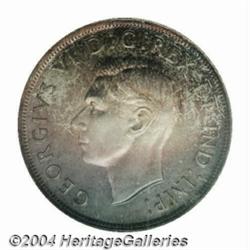 George VI Matte SPECIMEN 1 Dollar 1939, KM38,