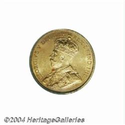 George V Gold $5 1913, KM26, MS63 PCGS.