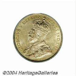 George V Gold $5 1914, KM26, MS60 PCGS. The