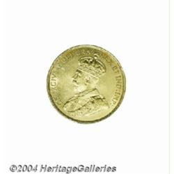 George V gold 10 Dollars 1914, KM27, lustrous