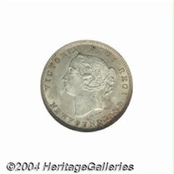 Newfoundland. Victoria 5 cent 1881, KM2, MS66