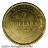Image 2 : Newfoundland. Victoria gold $2 1870, KM5, UNC,