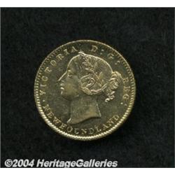 Newfoundland. Victoria gold $2 1872, KM5,