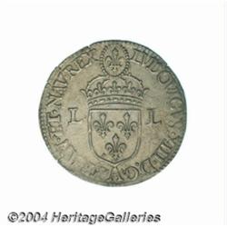 Louis XIII 15 Deniers (Quinze Deniers) 1641A,