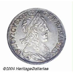 Louis XIII 1/4 ecu 1642A Point, Laureate and