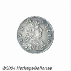 Louis XIV 2 Sols 1676A, Laureate and draped