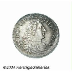 Louis XIV 4 Sols 1675A, Draped bust