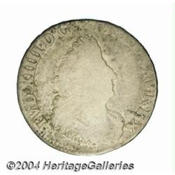 Louis XIV 1/4 ecu Carambole aux insignes