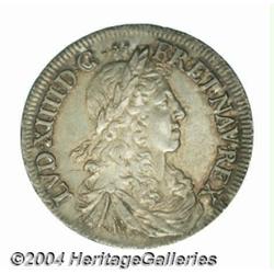 Louis XIV 1/2 ecu au buste juvenile 1660K,