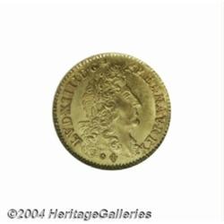 Louis XIV gold Louis d'or 1692-M, Gad-250,