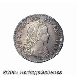 Louis XV 1/12 ecu ou (X-S) de Navarre (KM