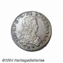 Louis XV 1/6 ecu de France (20 sols) 1720R,