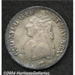 Louis XVI ecu Aux Lauriers 1785M, Bust